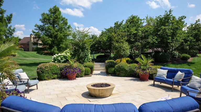 Fire Pit with Lounge Seating