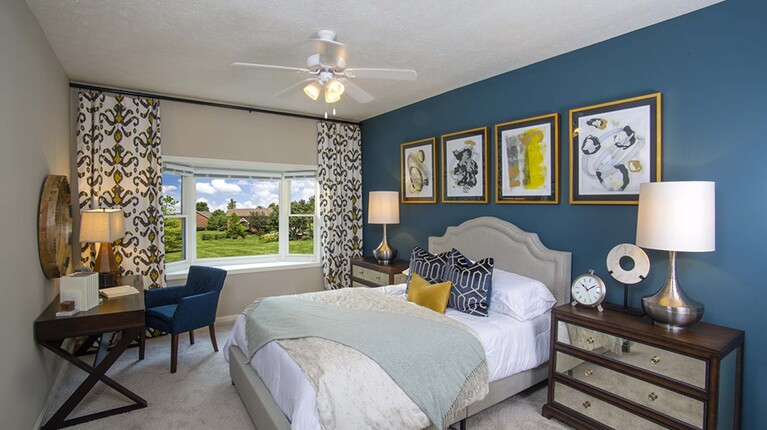 Spacious Primary Bedroom with Bay Window