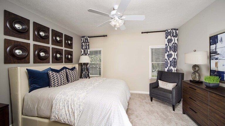 Spacious Secondary Bedroom with Ceiling Fan