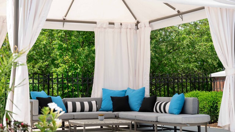 Resort-Inspired Pool with Cabana Area